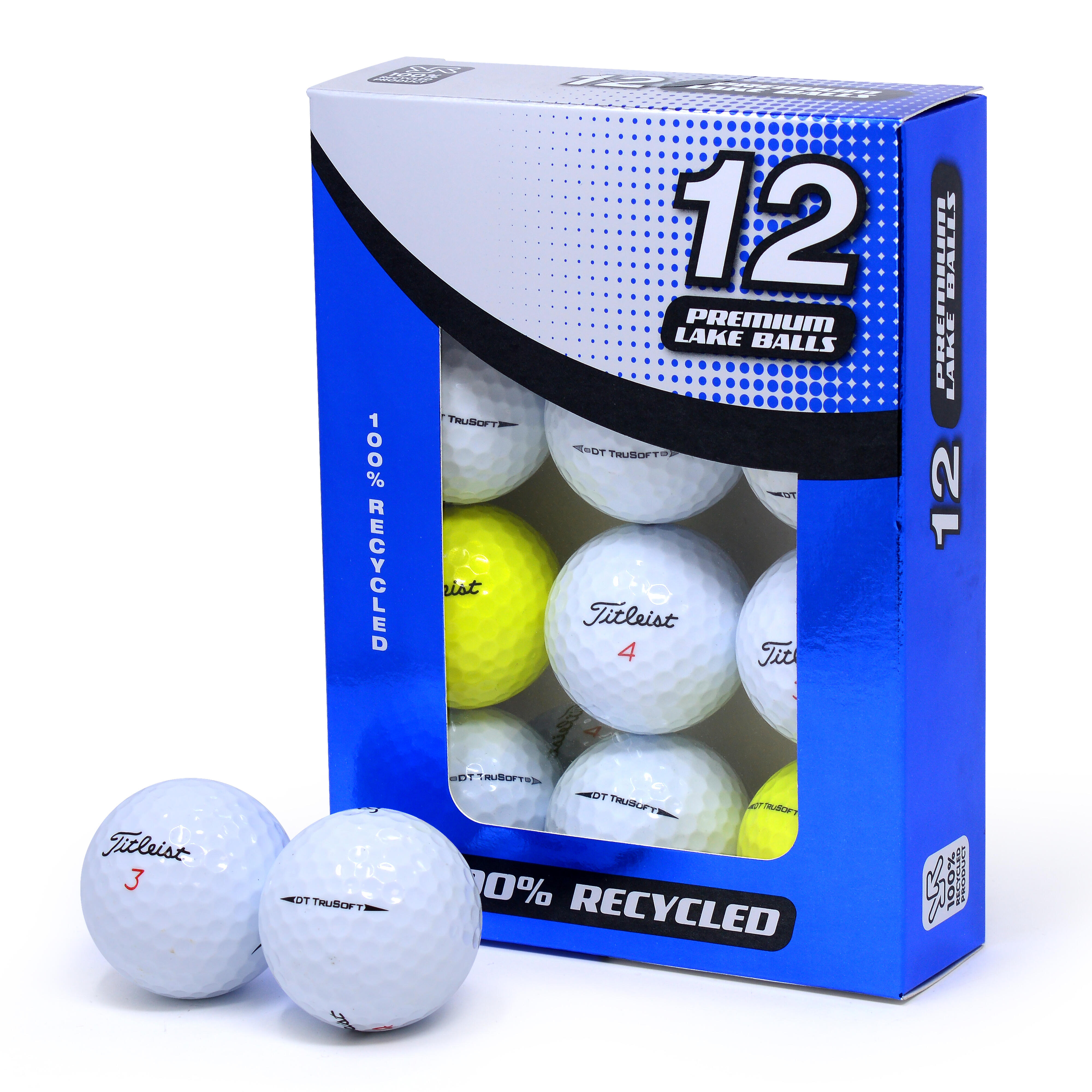 SECOND CHANCE Titleist DT Trusoft Lake Golf Balls